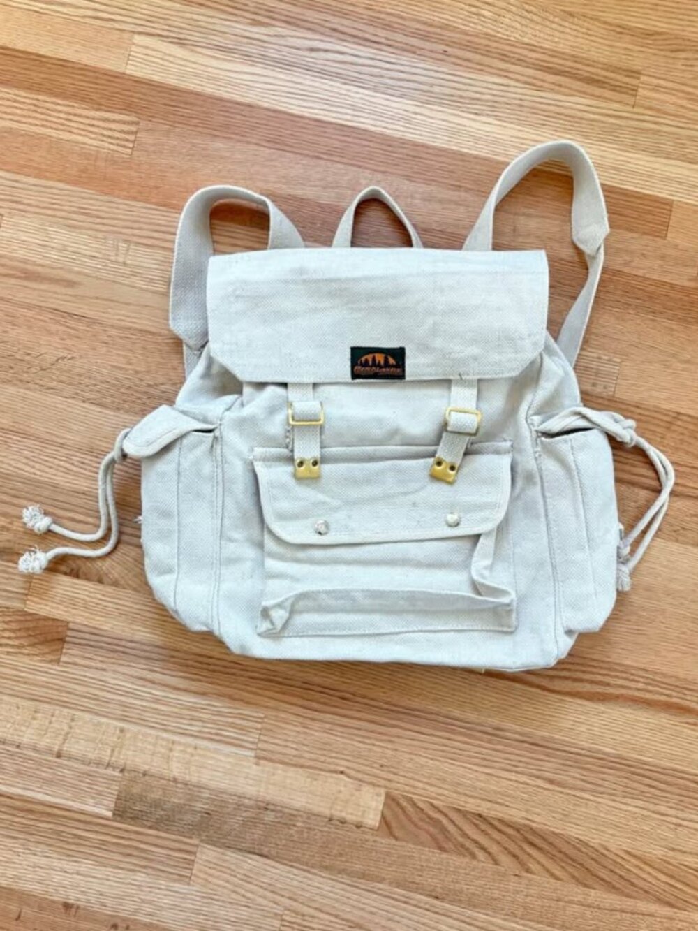 Parklands Vintage Canvas Rucksack Backpack